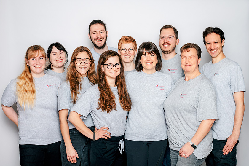 Gruppenfoto des Teams